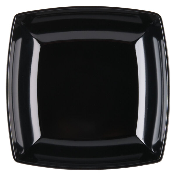A black square bowl with a white background.