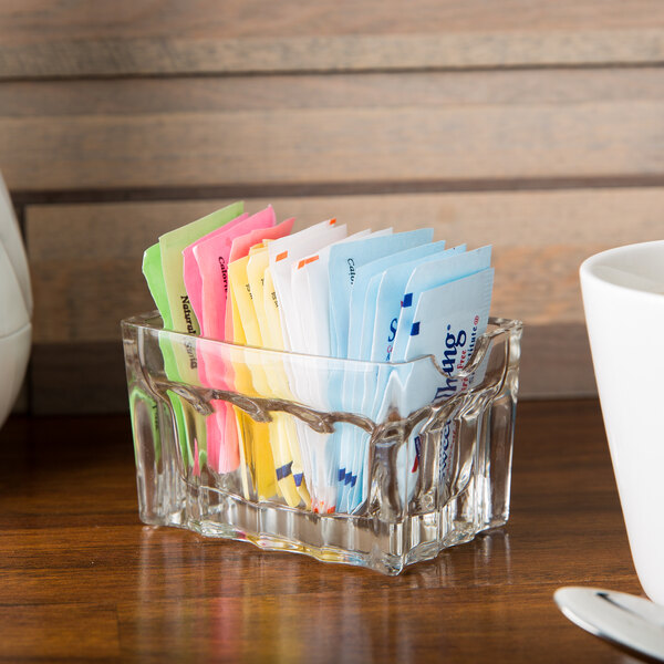 a close-up of a group of blue and white folders