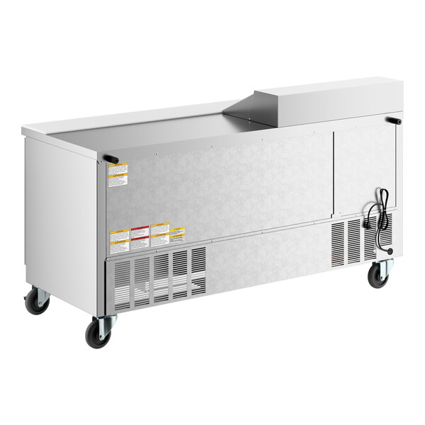 Beverage-Air SPE72HC-08 Elite Series 72" 3 Door Refrigerated Sandwich Prep Table