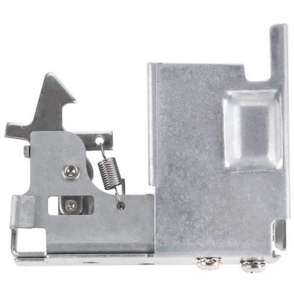 A metal locking mechanism for a Waring toaster.