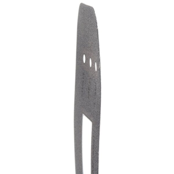 A white fabric decal with black lines.