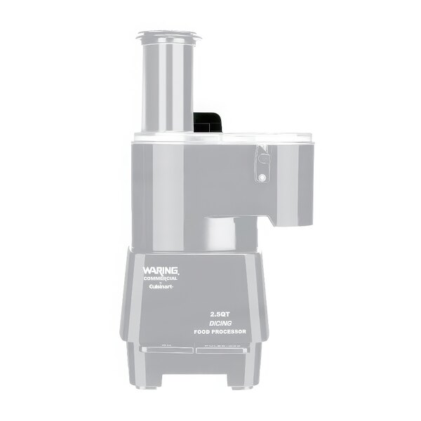 A Waring food processor tower cover with a white lid.