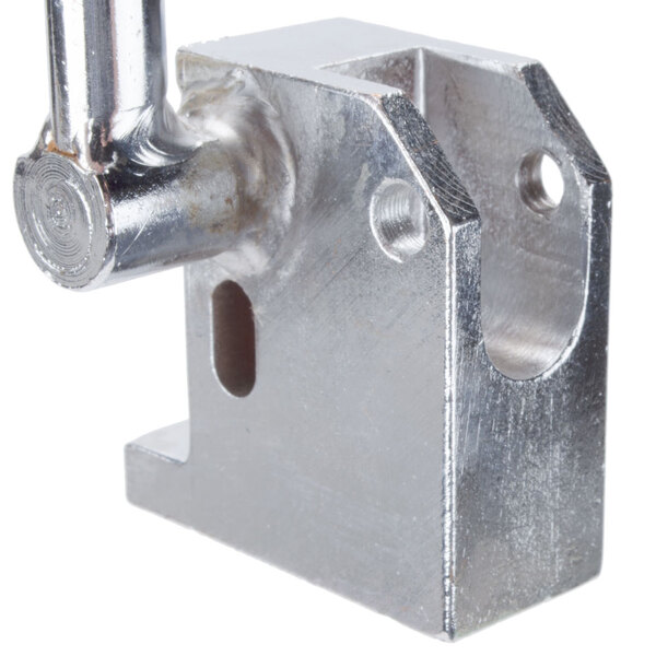 A metal bracket with a hole in it for an ARY VacMaster vacuum sealer.