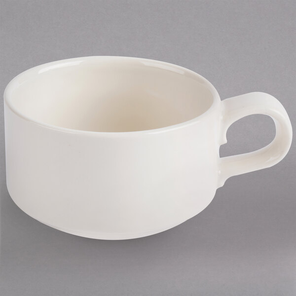 Homer Laughlin Irish Coffee Footed Mug in White