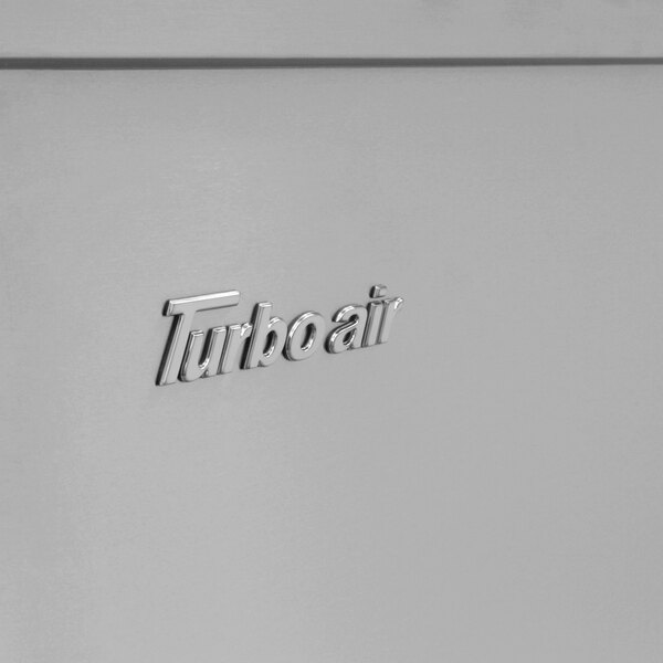 A Turbo Air stainless steel glass froster with the logo on it.