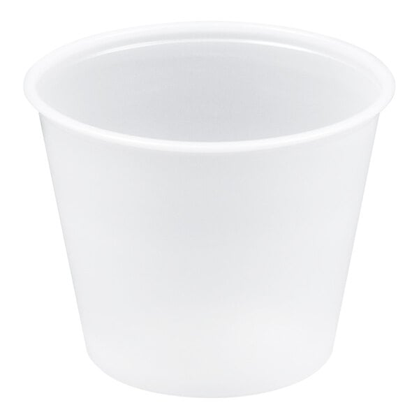 Solo P550N 5.5 oz. Translucent Polystyrene Souffle / Portion Cup - 2,500/Case
