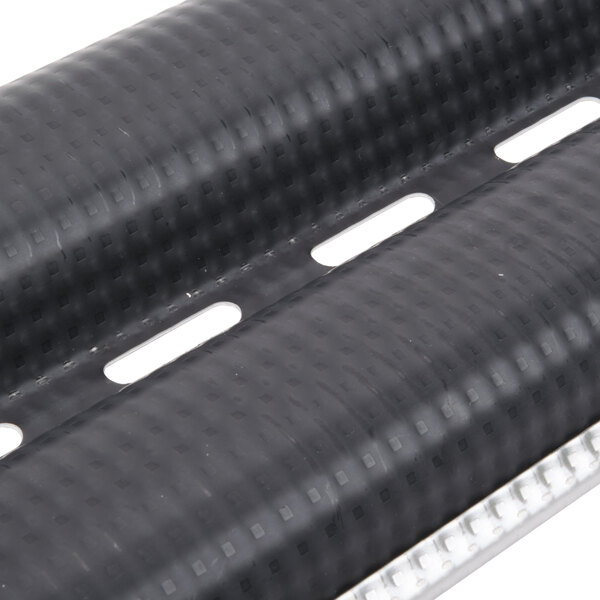 A Matfer Bourgeat baguette pan with two black anodized aluminum tubes.