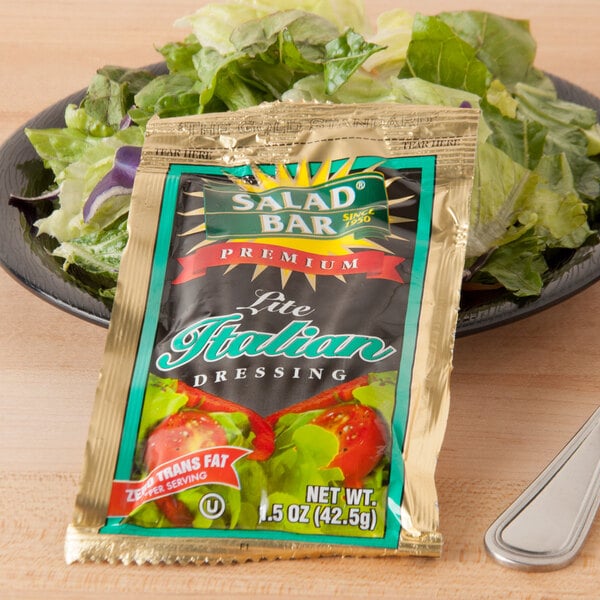 Classic Gourmet Lite Italian Dressing 1.5 oz. Portion Packet 60/Case
