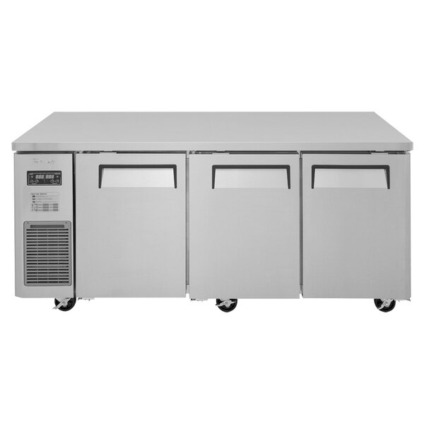 72 in Dual Temp Undercounter Refrigerator Turbo Air JURF-72-N
