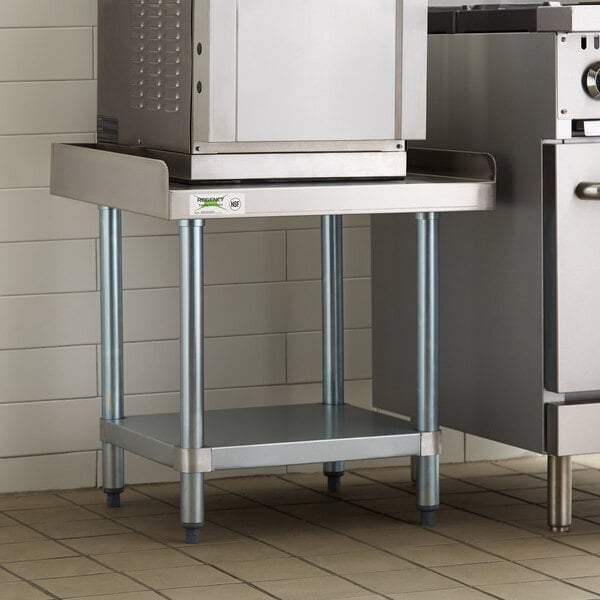 Regency 24 X 24 16 Gauge Stainless Steel Equipment Stand With