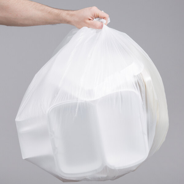 200-1000 bags Trash Bag 4 Gallon 6 Micron 17" x 18" High Density Can Liner 