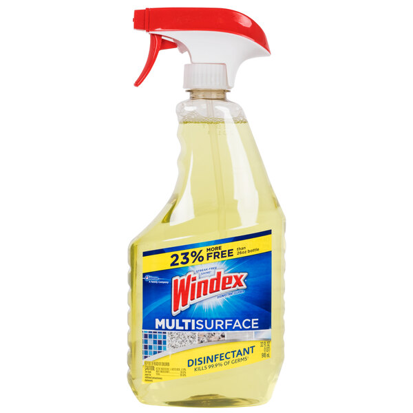 SC Johnson Windex® 682266 32 oz. All Purpose Multi Surface Disinfectant Cleaner 12/Case