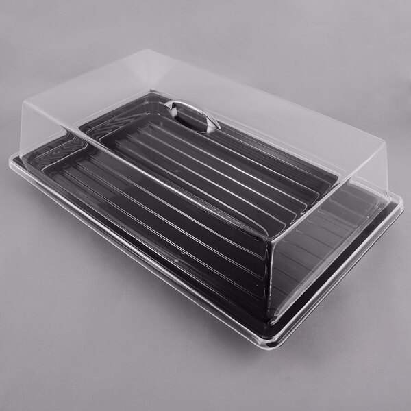 Sample and Display Tray Kit with Black Polycarbonate Tray and Acrylic ...