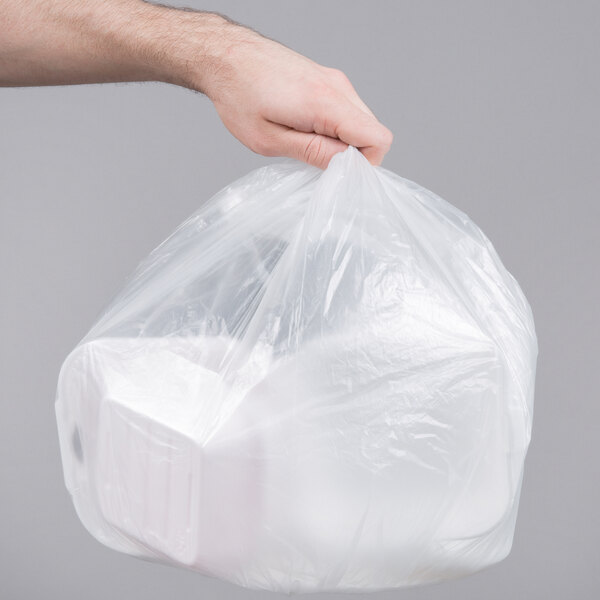 Ox Plastics 7-10 Gallon Trash Bags, High Density Bag