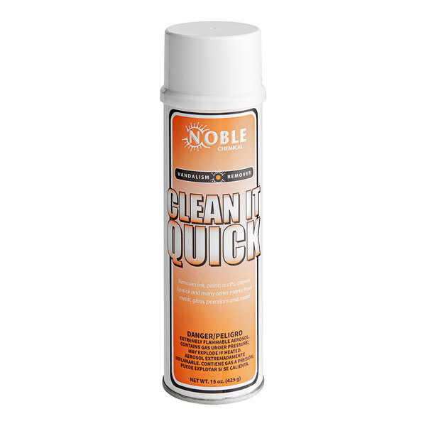 A case of 12 Noble Chemical Clean-It-Quick spray cans.