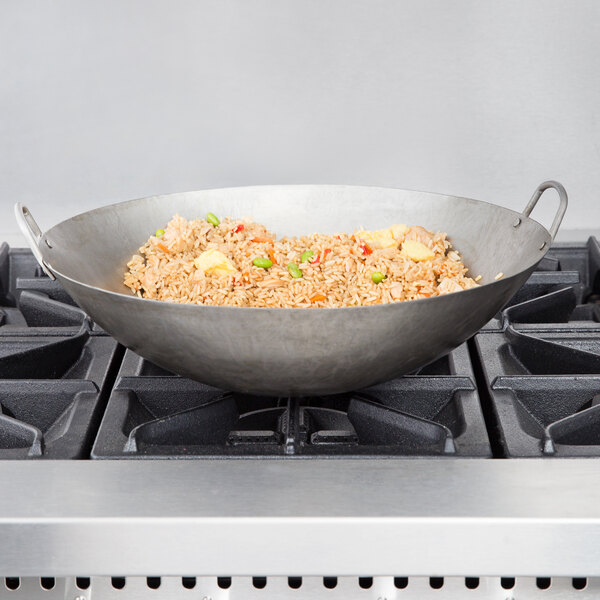 Town 34716 16" Hand Hammered Cantonese Wok