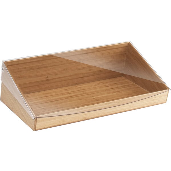 Cal-Mil 298-60 Bamboo Single Countertop Cup and Lid Organizer