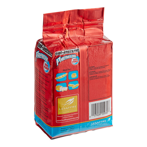 Lesaffre Saf-Instant Instant Dry Yeast – 1 Pound Bag, Gluten Free, Exp 12.2021, Makes 96 Loaves