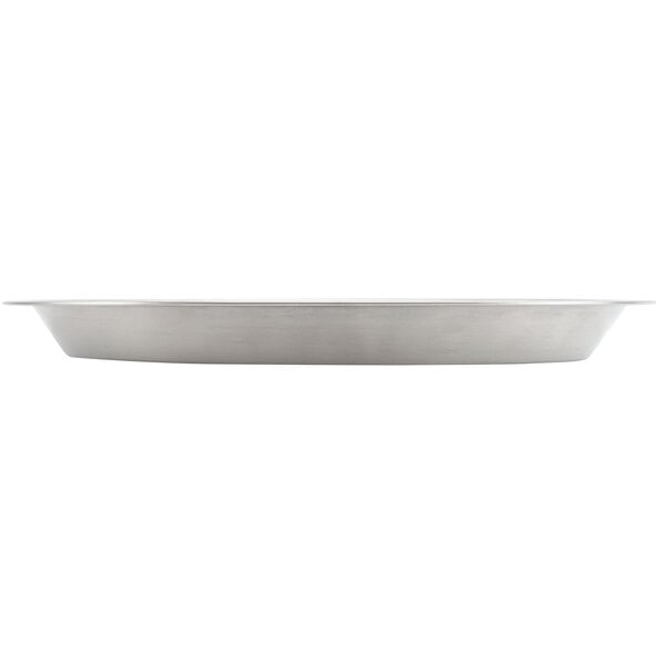 An American Metalcraft stainless steel pie pan.