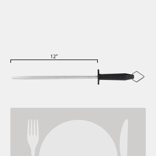 Victorinox 7.8991.18 12" Round Diamond Knife Sharpening Steel