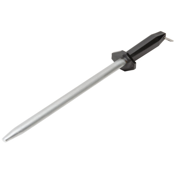 Victorinox 7 8991 17 12 Oval Diamond Knife Sharpening Steel With Black Plastic Handle