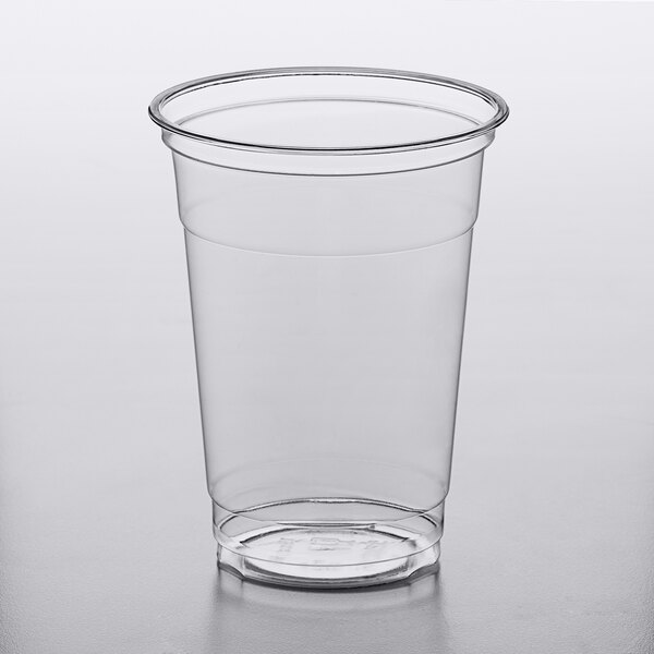 clear plastic cups