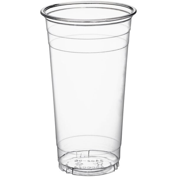 24 oz Clear PET Plastic Cups, 98mm (600/Case)