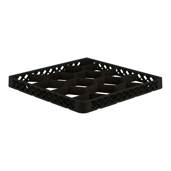 Vollrath TRJ-06 Traex® Full-Size Black 12 Compartment Glass Rack Extender