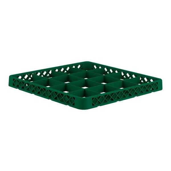 Vollrath TRD-19 Traex® Full-Size Green 16 Compartment Glass Rack Extender