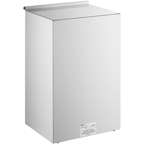 A white rectangular Nemco batter dispenser box with a black corner and black text on the label.