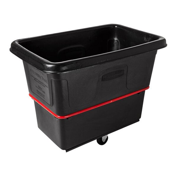 Rubbermaid® FG471200BLA Black 12 Cu. Ft. Utility Cube Truck (800 lb.)