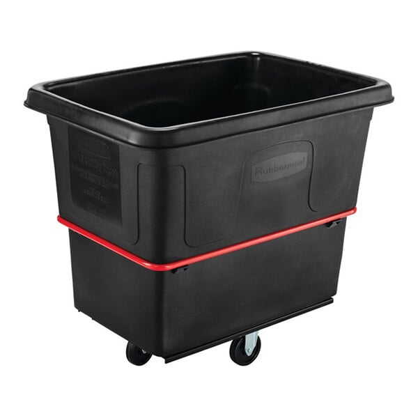 Rubbermaid® FG471600BLA Black 16 Cu. Ft. Utility Cube Truck (1000 lb.)