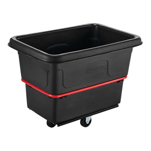 Rubbermaid® FG470800BLA Black 8 Cu. Ft. Utility Cube Truck (700 lb.)