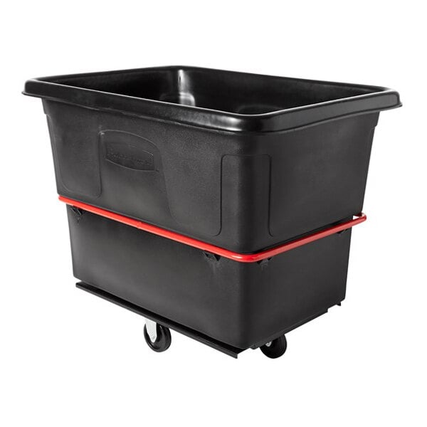 Rubbermaid® FG472000BLA Black 20 Cu. Ft. Utility Cube Truck (1200 lb.)