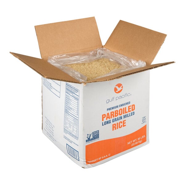 Gulf Pacific Parboiled White Rice - 50 lb.