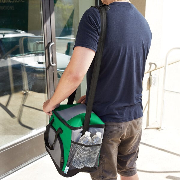 Choice Insulated Cooler Bag / Soft Cooler, Green 12" x 9" x 11 1/2