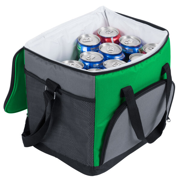 Choice Insulated Cooler Bag / Soft Cooler, Green 12" x 9" x 11 1/2