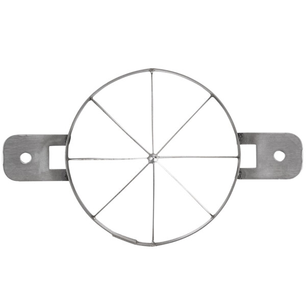 A metal circular Nemco blade with metal spokes.