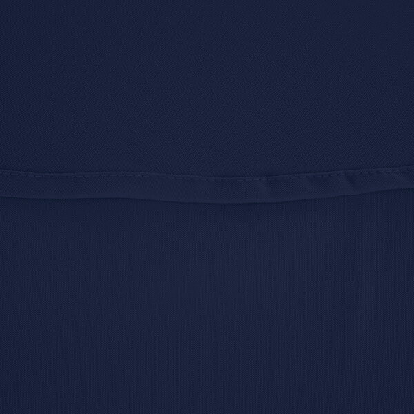 A stitched navy blue fabric.