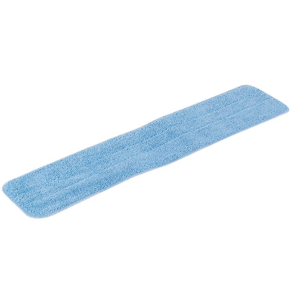 a blue towel on a white background