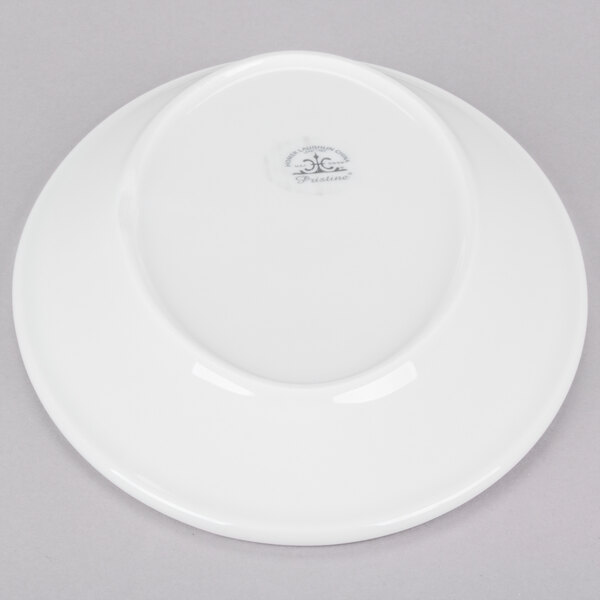 A Homer Laughlin bright white china platter.