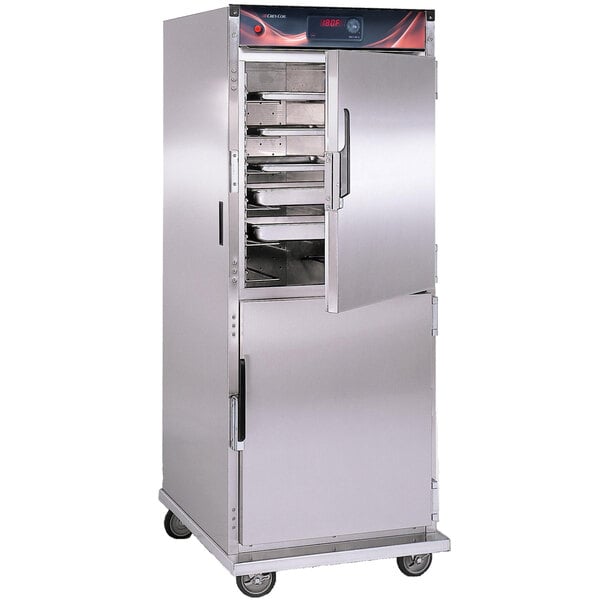 Cres Cor H 137 Sua 12d Insulated Stainless Steel Holding Cabinet With Solid Dutch Doors 120v
