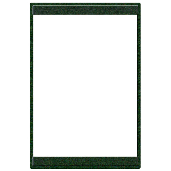 A green rectangular Menu Solutions menu board.