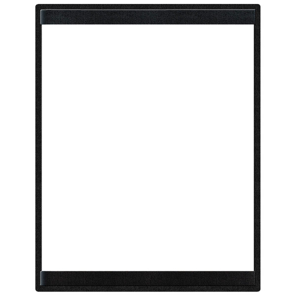 A black rectangular Menu Solutions menu board.