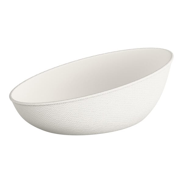 EcoChoice 1 oz. Compostable White Plant Fiber Appetizer Bowl - 200/Case