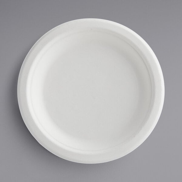 Paper Plates 6 Inch, 200 Pack Paper Plates Bulk, Compostable Plates White  Paper