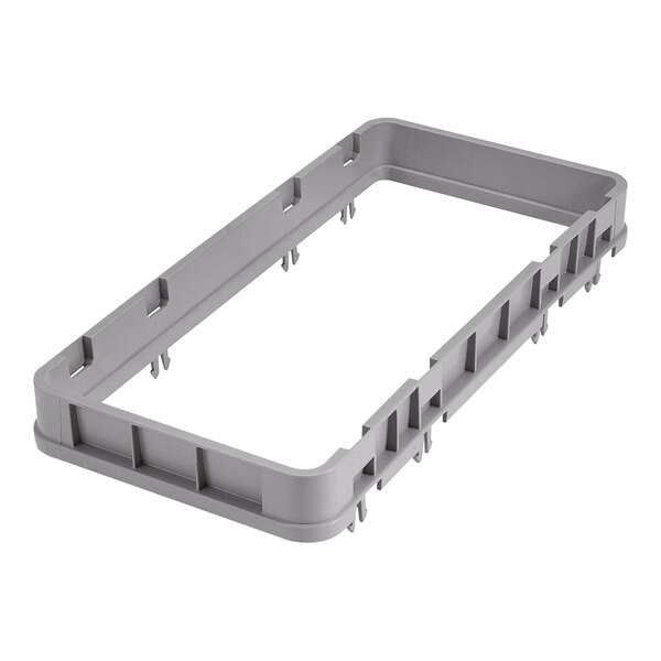 A soft gray half size Camrack extender with closed sides.