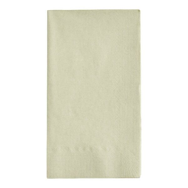 Choice 15" x 17" Sage 2-Ply Paper Dinner Napkin - 100/Pack