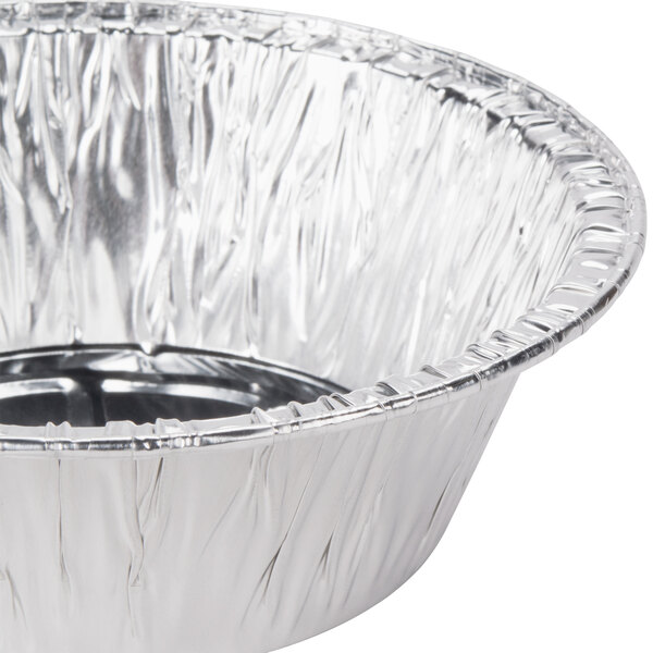 Baker's Mark 6" x 1 13/16" Extra Deep Foil Pie Pan 100/Pack