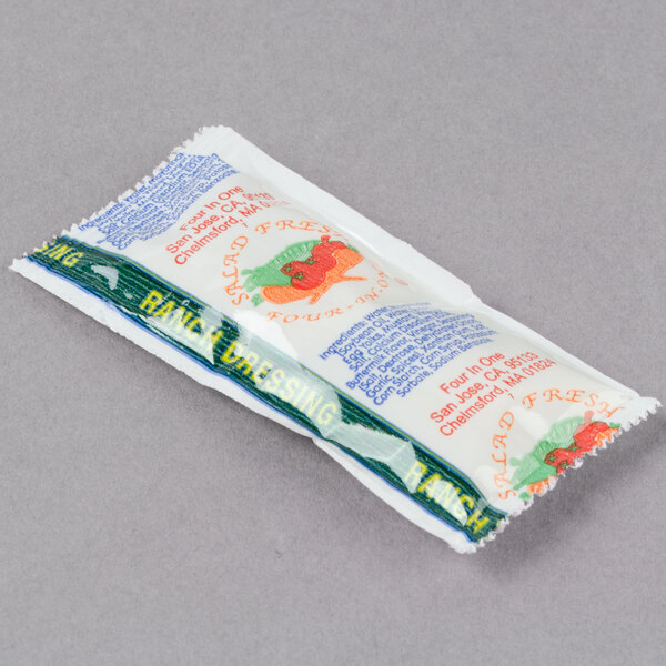 9 Gram Ranch Dressing Portion Packets 200/Case